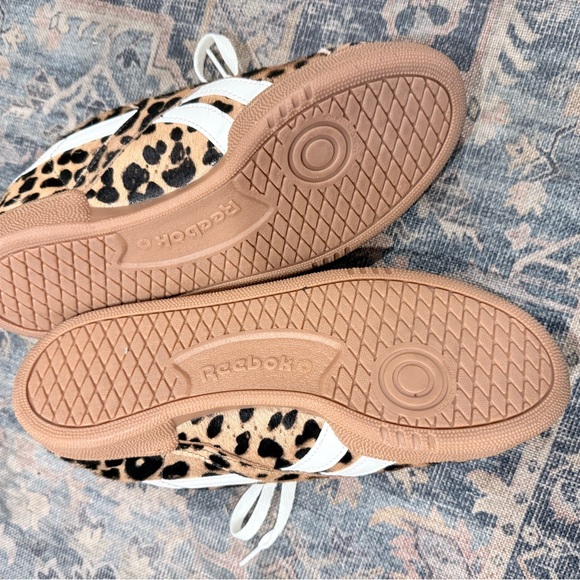 Reebok Women's Club C Leopard Print Sneakers - Picture 5 of 6